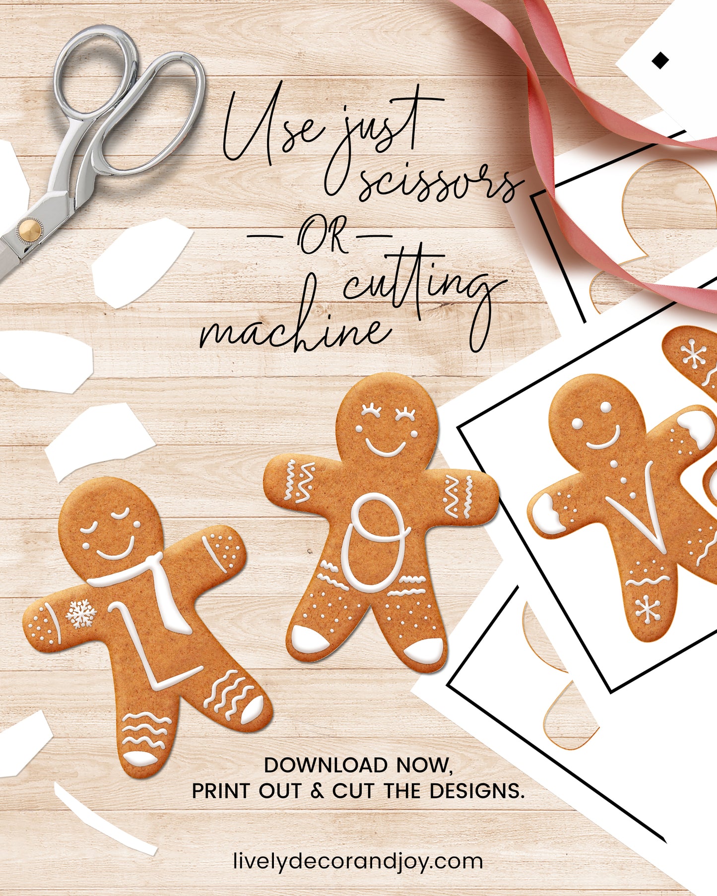 ABC Gingerbread Man Banner