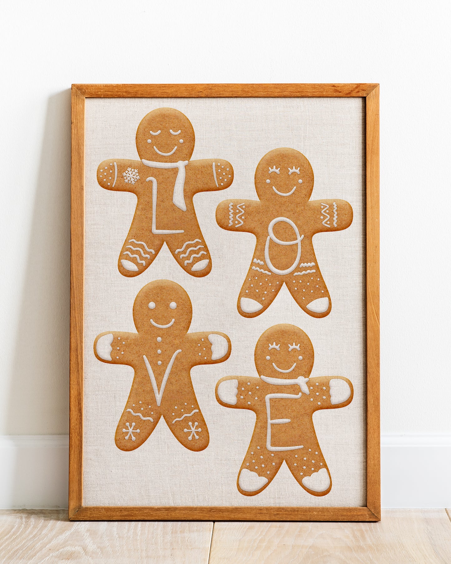 ABC Gingerbread Man Banner