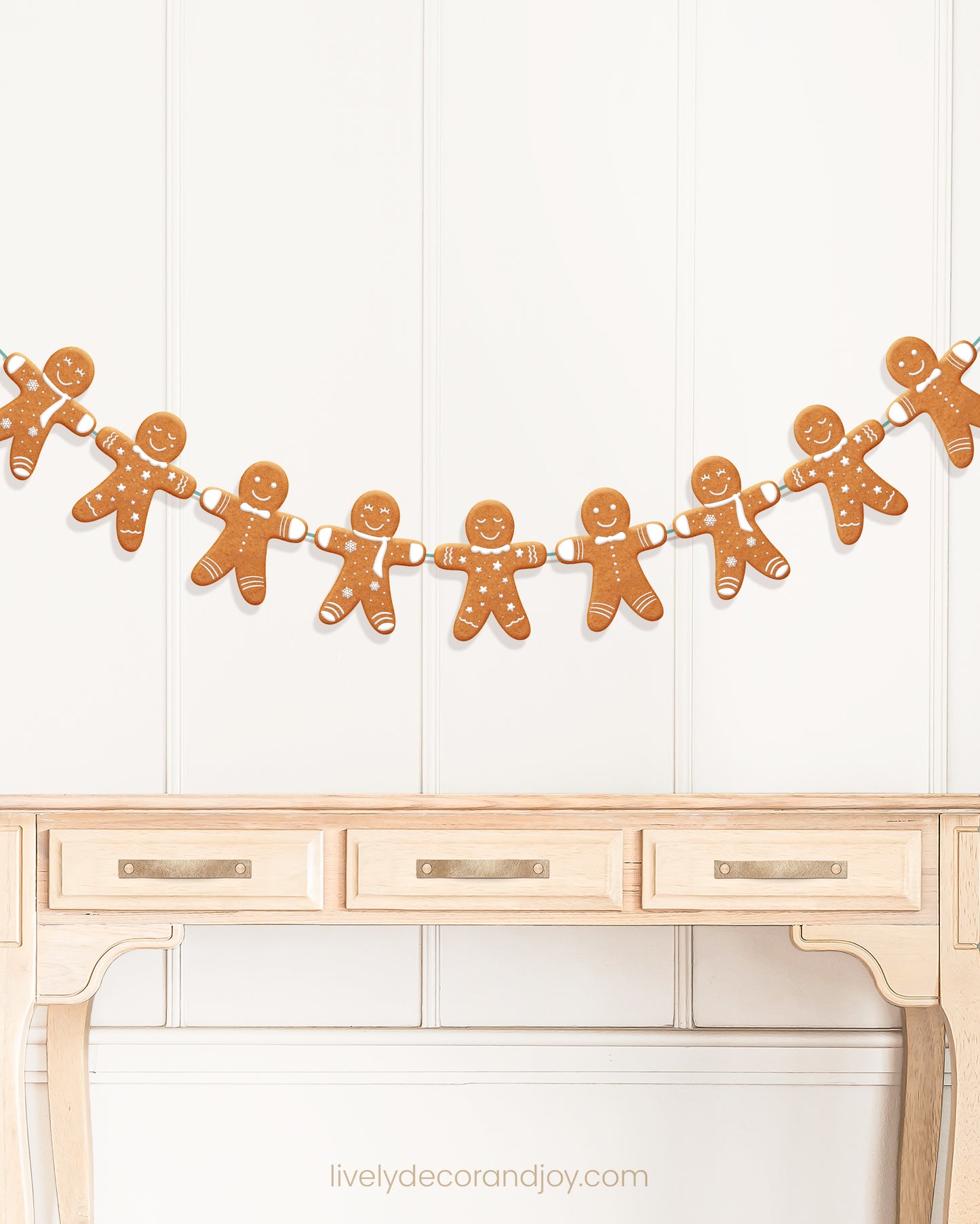 Gingerbread Man Banner