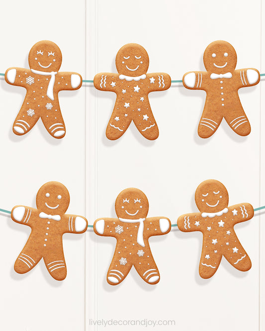 Gingerbread Man Banner