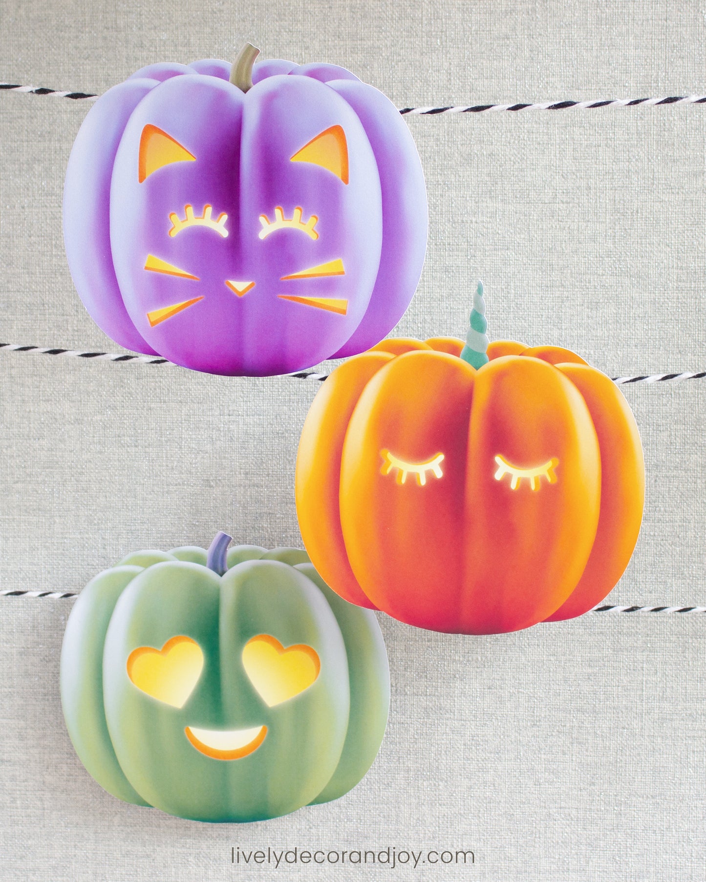 Sweet Pumpkin Garland