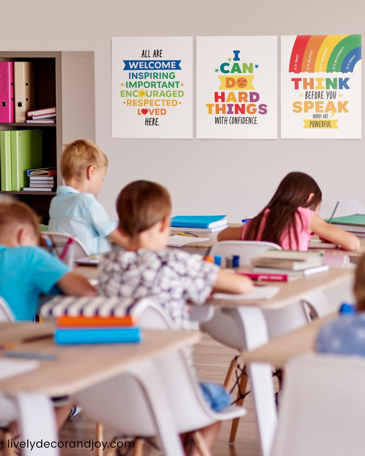 5 Motivational Posters in Bright Colors