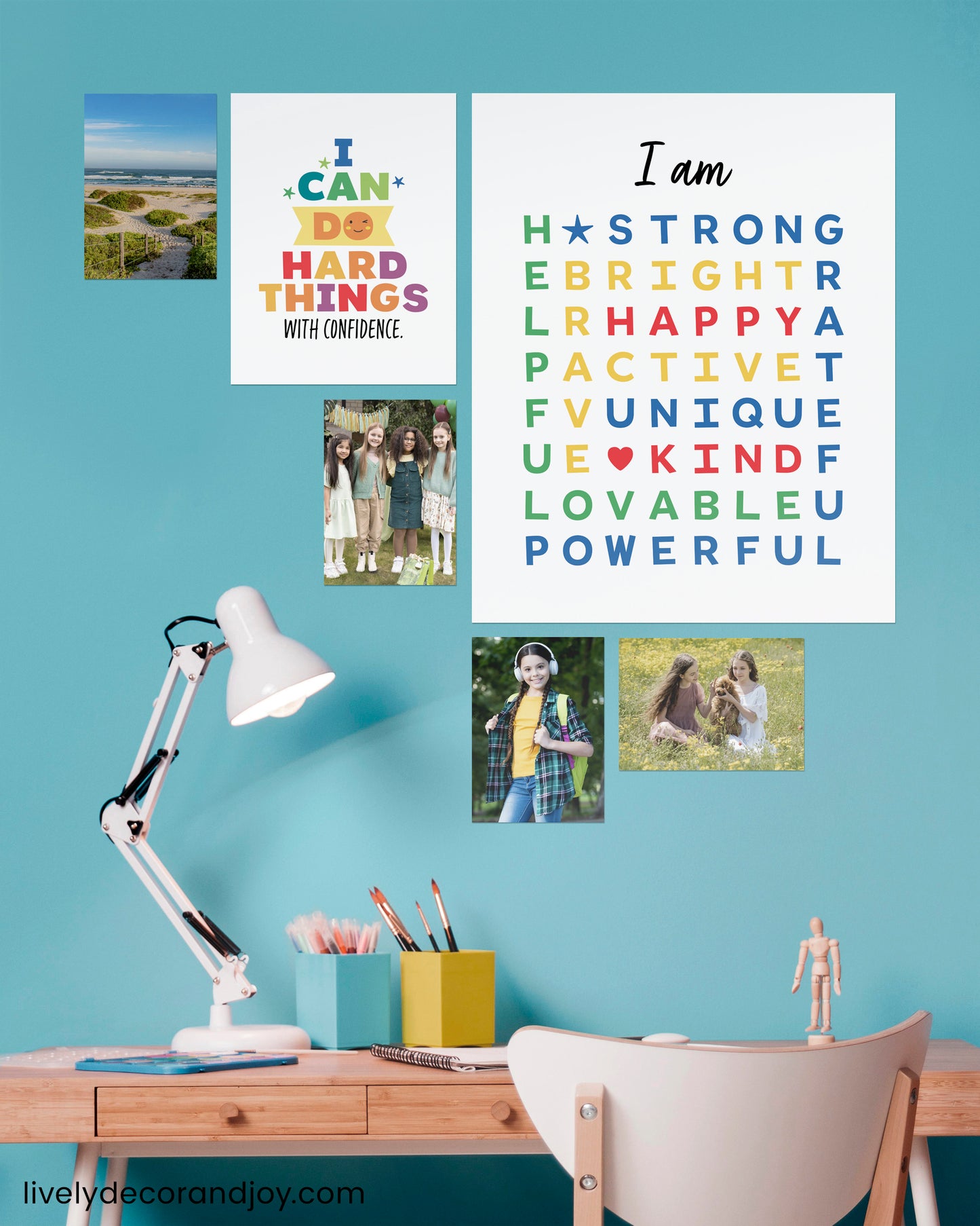 5 Motivational Posters in Bright Colors