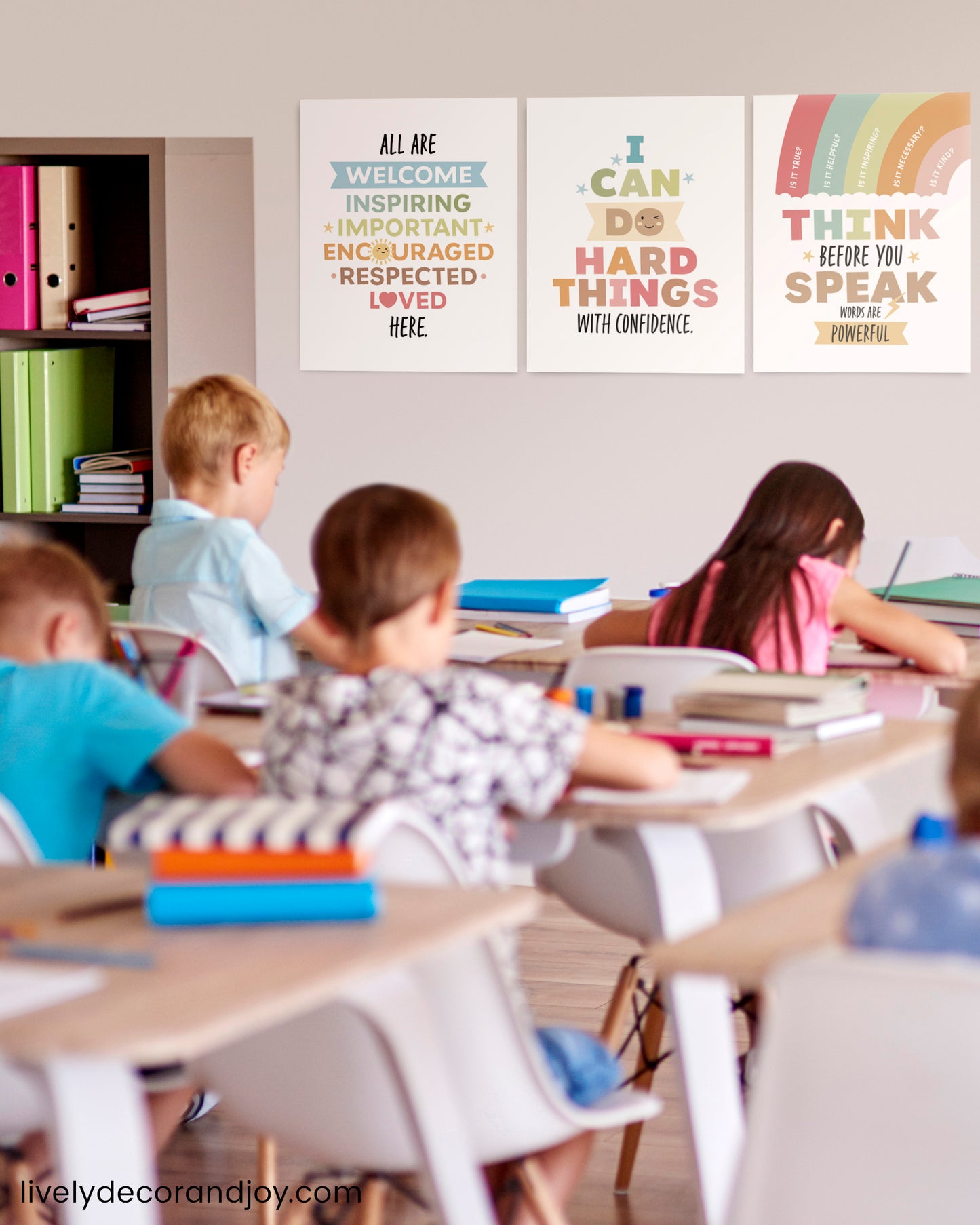 5 Motivational Posters in Earth Tones