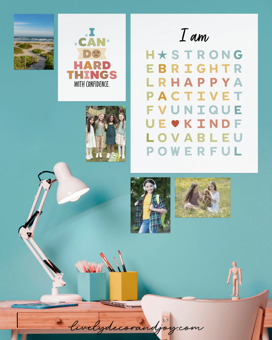 5 Motivational Posters in Earth Tones