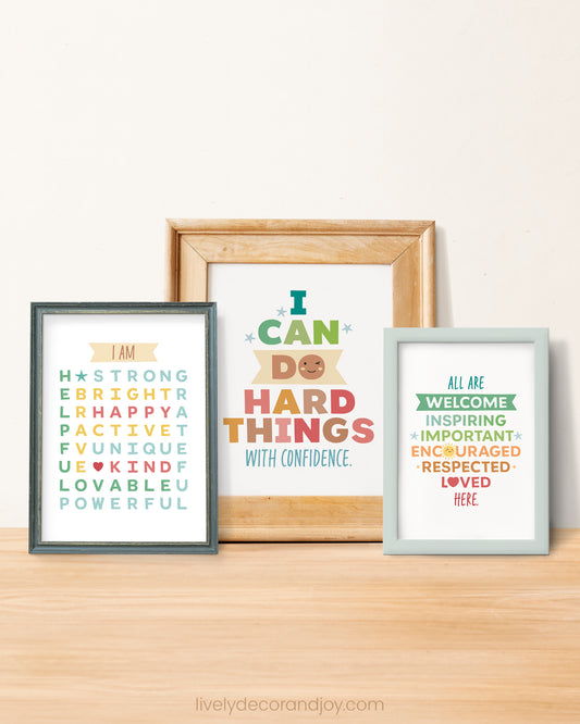 Warm Winter Affirmative Wall Art