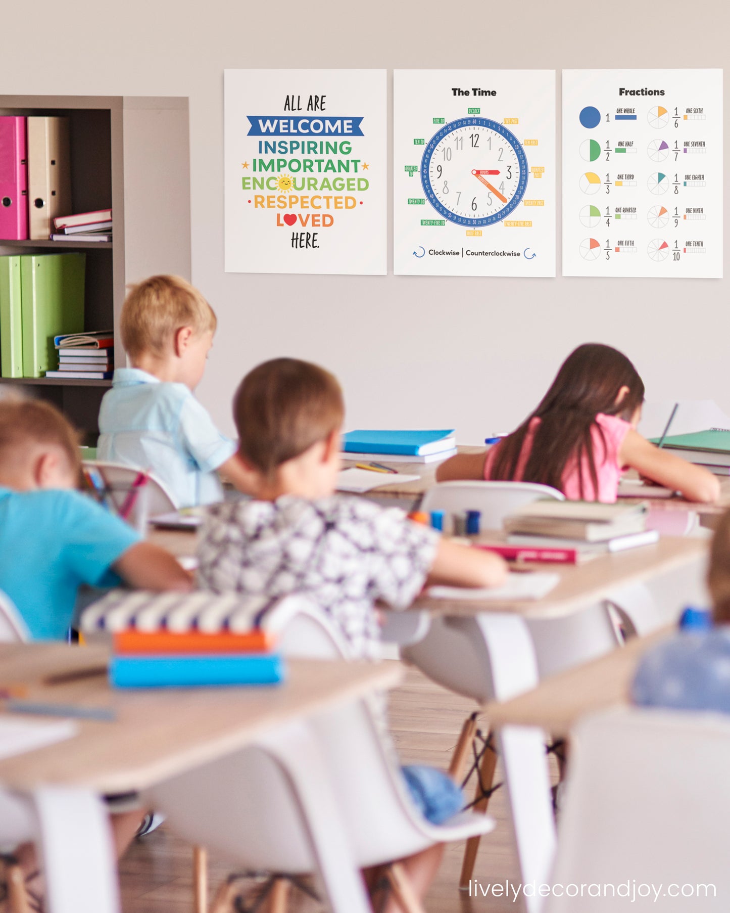 30 Educational and Motivational Posters in Bright Colors