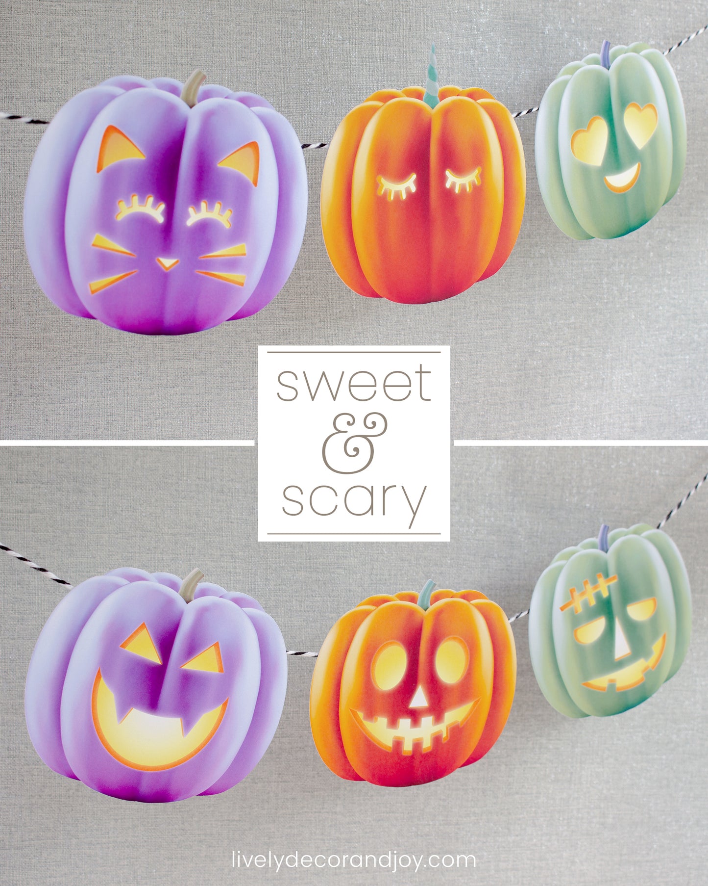 Sweet Pumpkin Garland