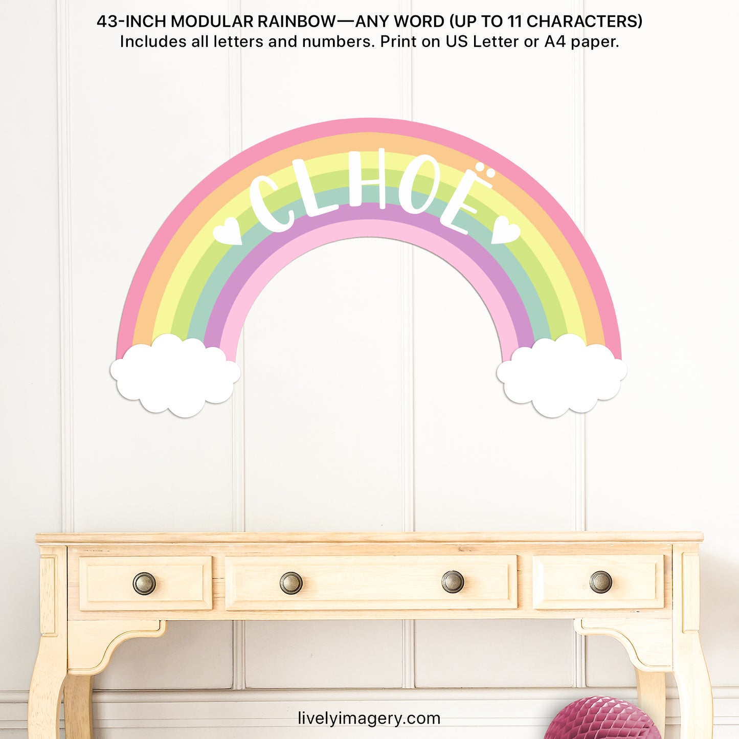 Pastel Rainbow Backdrop