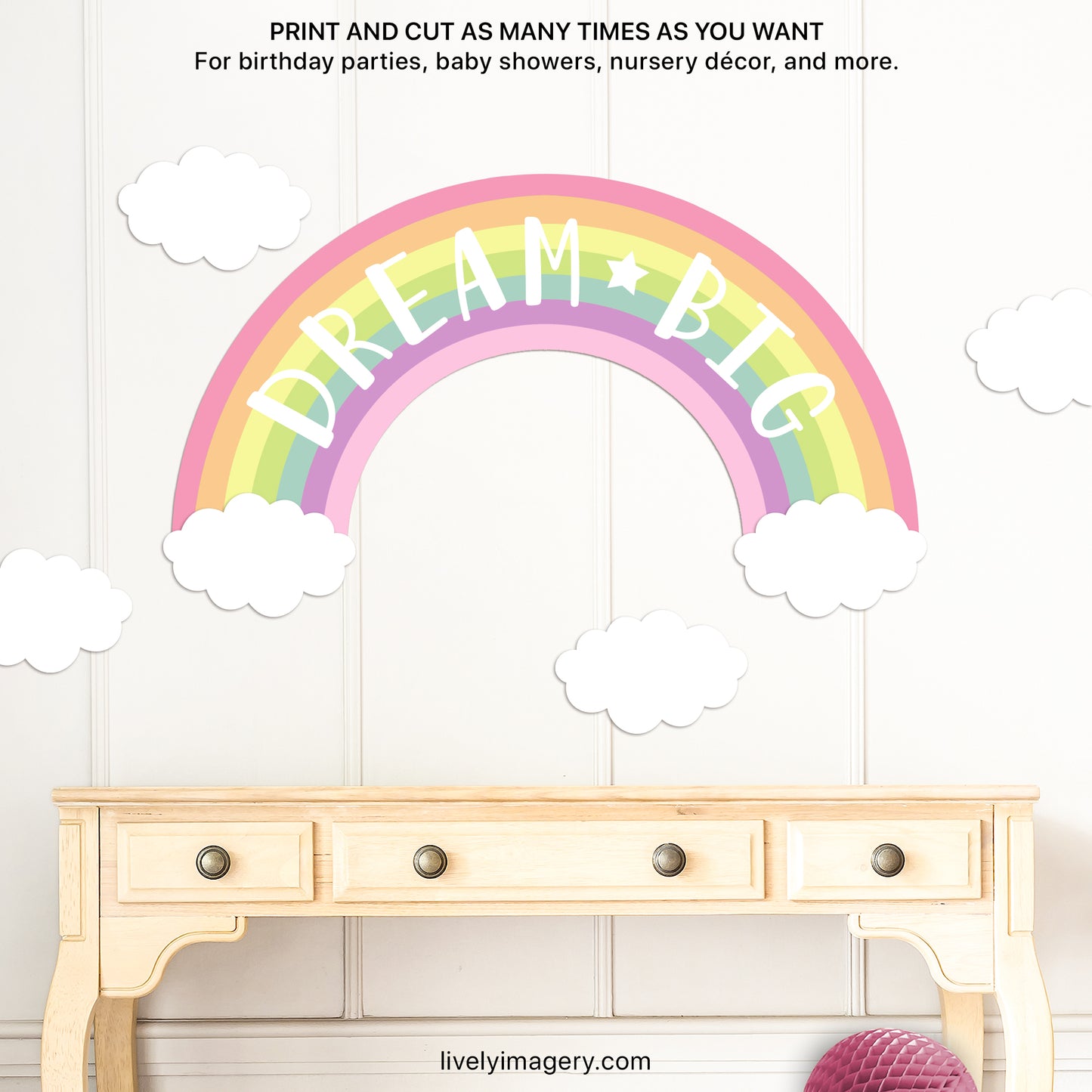 Pastel Rainbow Backdrop